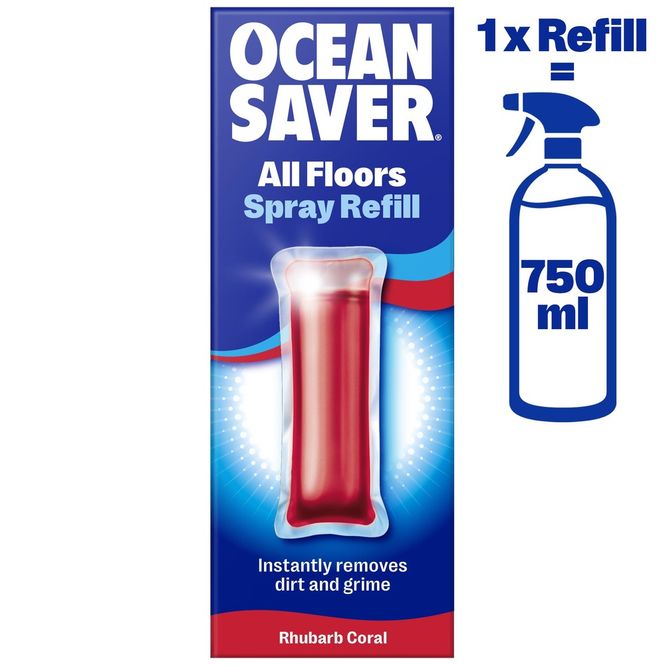 Hovedbilde Gulvrengjøring, Rabarbra, Ecodrops refill / Ocean Saver
