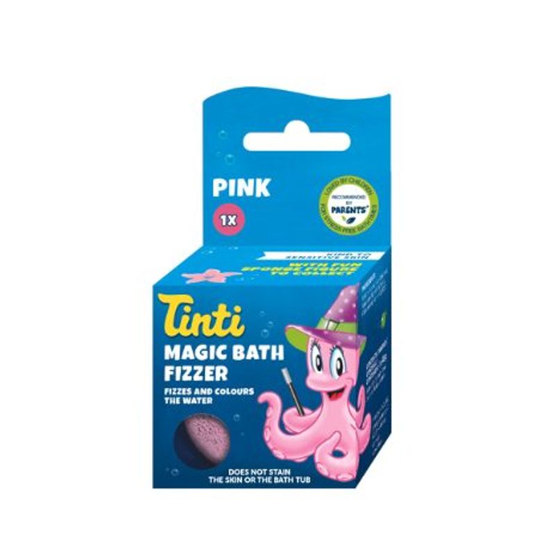 Magisk badebombe, rosa 40g / Tinti