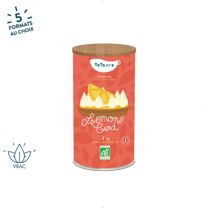 Hovedbilde Organic Rooibos Lemon Orange Flavor - Lemon Curd 100g / Tatasse