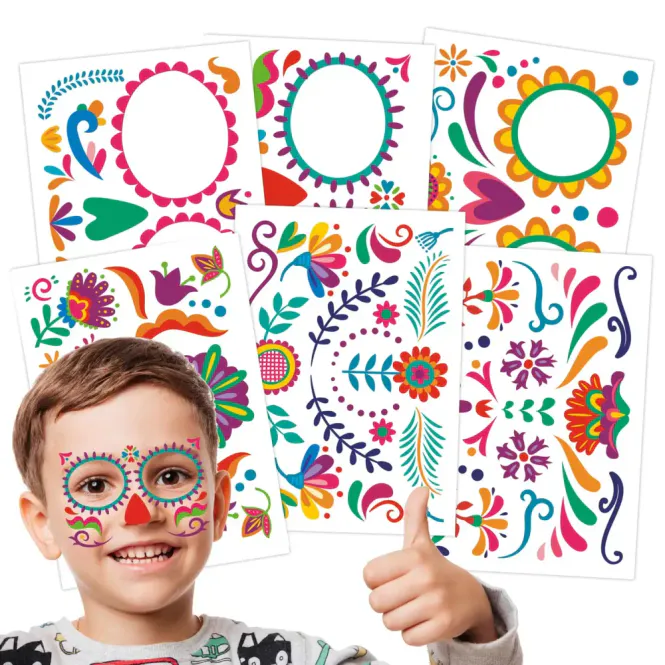 Hovedbilde Face Tattoo - midlertidig tatovering / Papierdachen