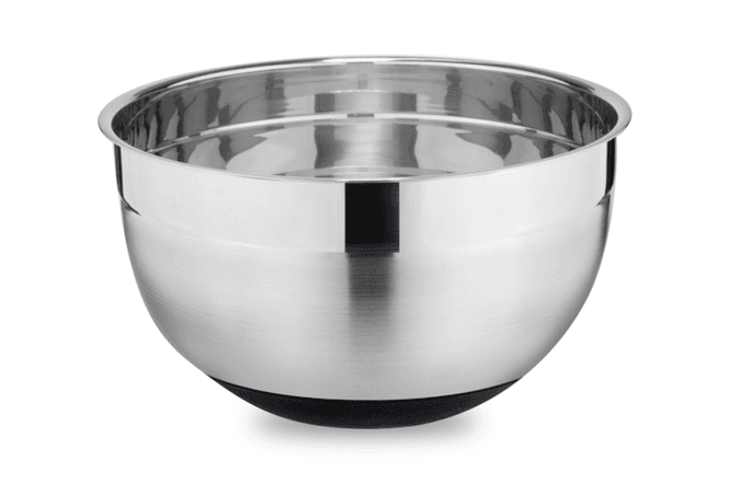 Hovedbilde Bakebolle i stål med antiskli -  Ø24cm / Weis