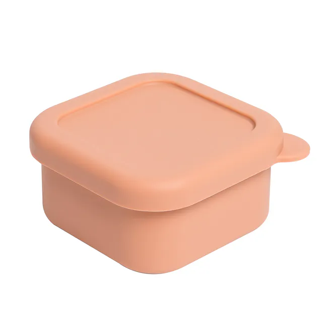 Hovedbilde Silikonboks med lokk 100ml, Orange / Peach