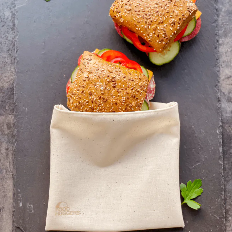 Silicone Fabric Sandwich Bag, Medium / Food Huggers