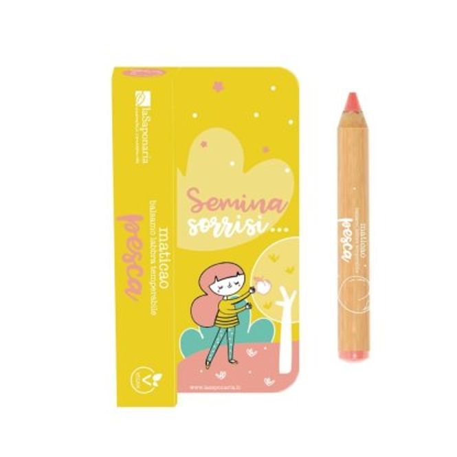 Hovedbilde Lip Balm - Peach / La saponaria
