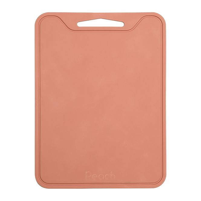 Hovedbilde Skjærebrett i silikon, Muted Clay / Peach