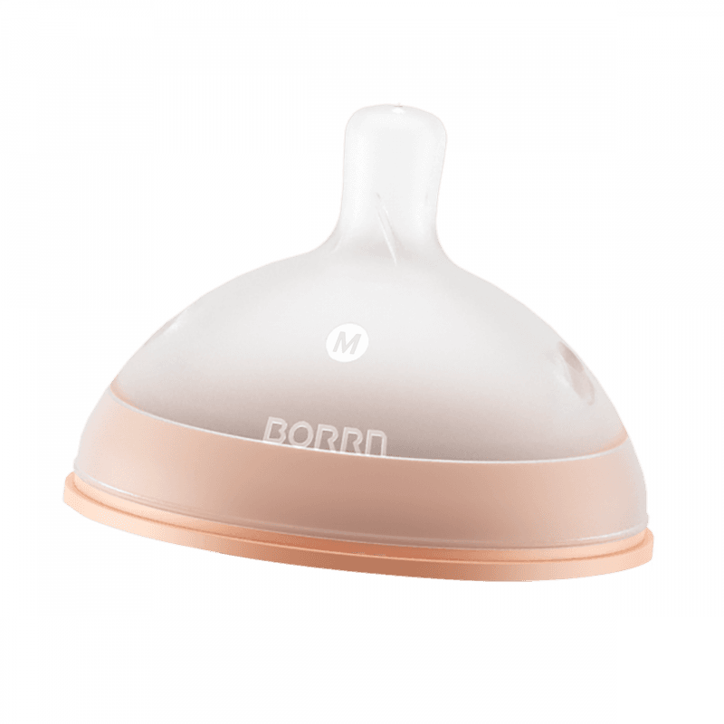 Tåteflaske i silikon 240ml, ORANSJE / BORRN