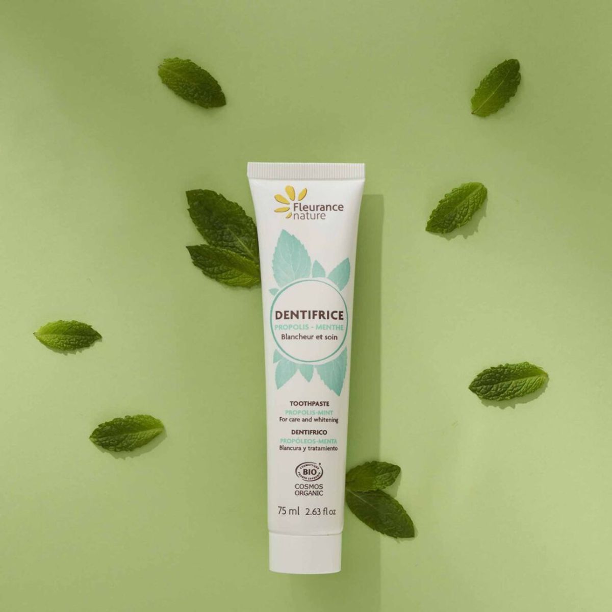 Organic Toothpaste Propolis Mint 75ml / Fleurance Nature