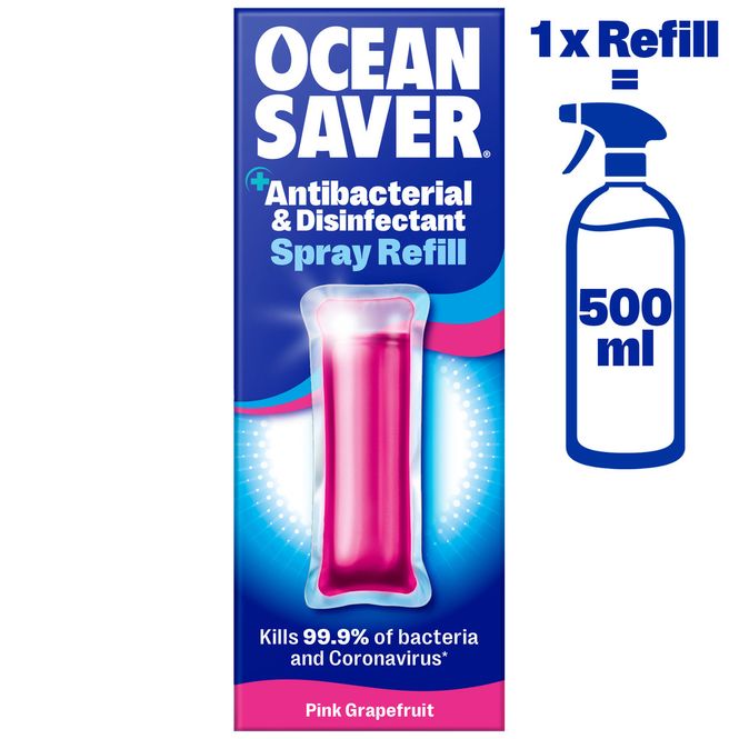Hovedbilde Antibakteriell spray, Pink Grapefruit Ecodrops refill / Ocean Sa