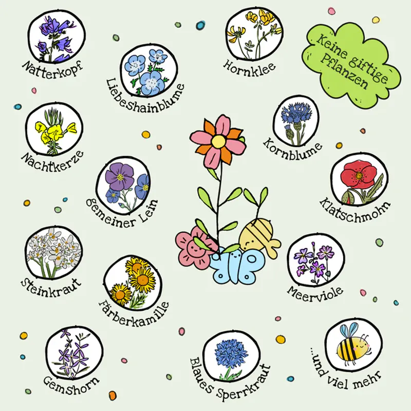 Frø - konfetti med såpapir / Die Stadtgartner