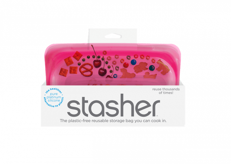 Stasher Snack, Raspberry / Stasher Bags