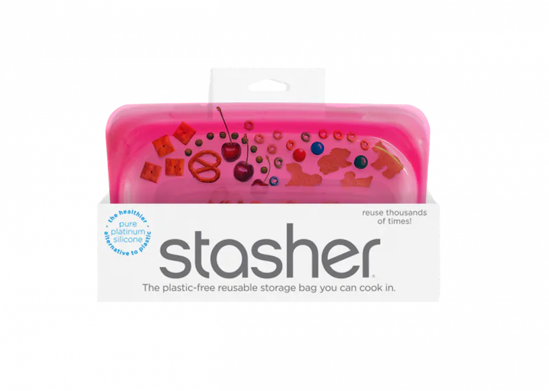 Stasher Snack, Raspberry / Stasher Bags