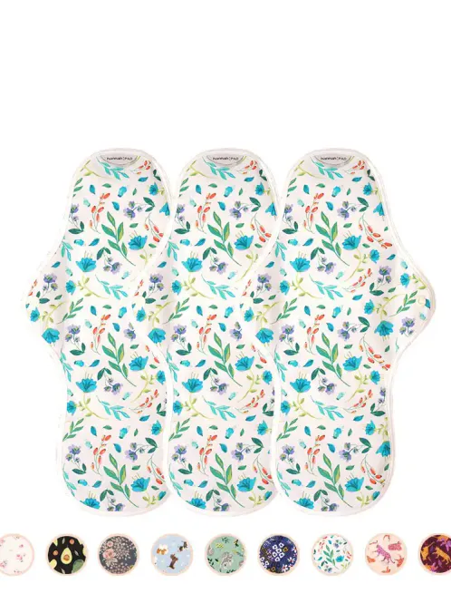 Hovedbilde 3pk Large tøybind, Flower Garden White / The Brand Hannah