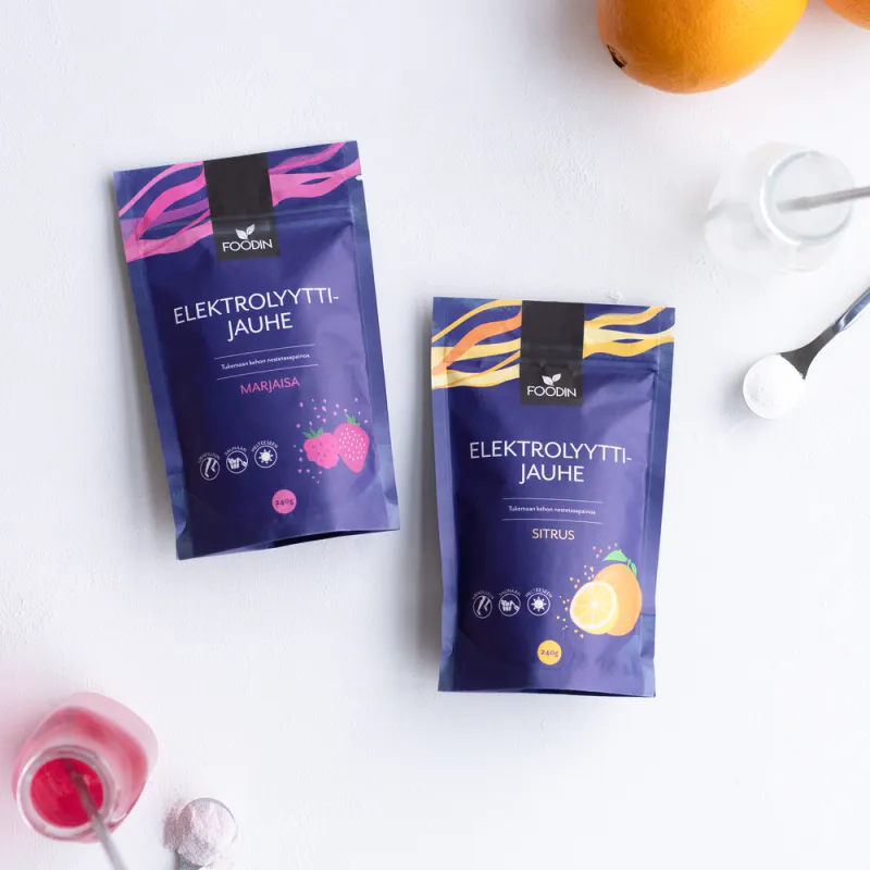 240g Electrolyte Powder Berry / FOODIN