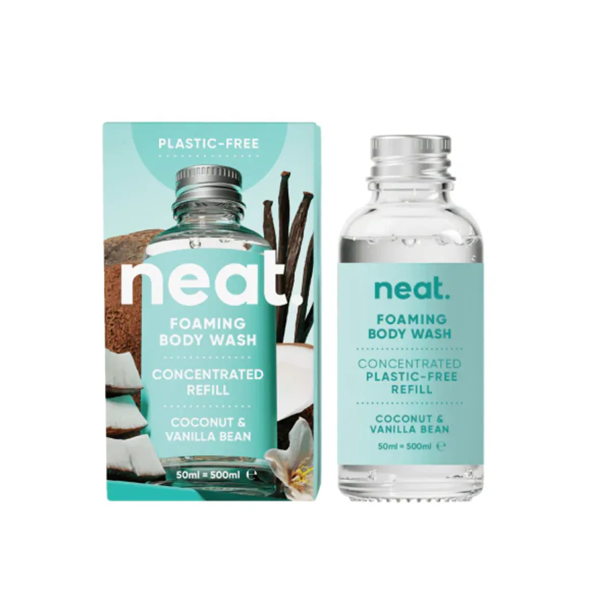 Refill: Foaming Body Wash, Coconut & Vanilla Bean / Neat