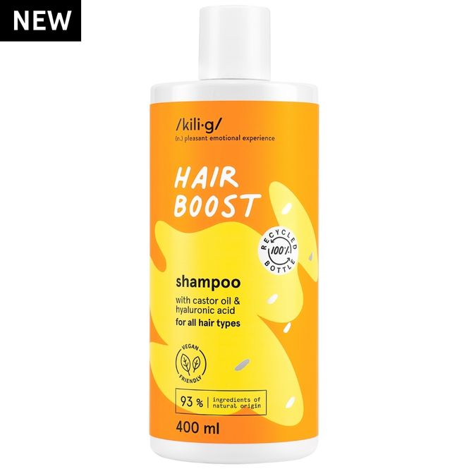 Hovedbilde HAIR BOOST shampoo - all hair types 400ml / kili·g 