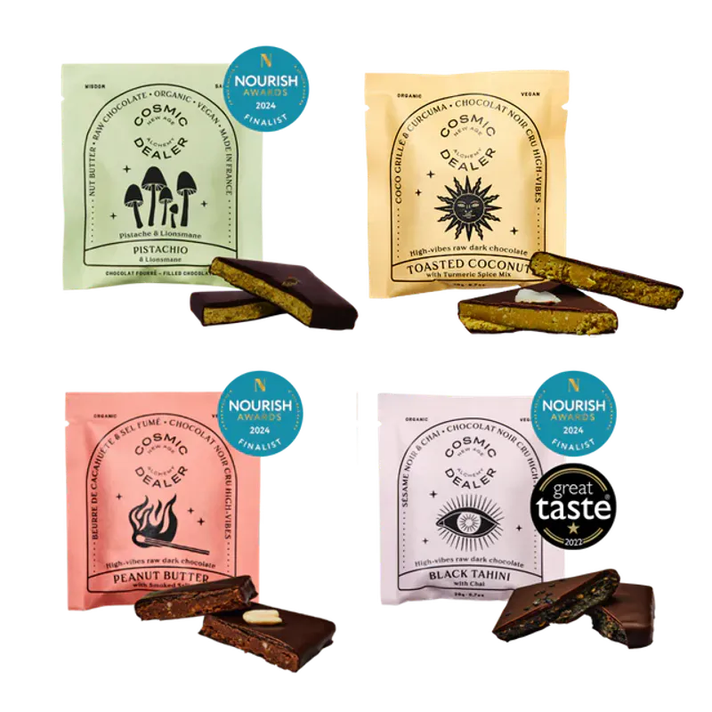 Nut Butter Chocolate: PEANUT BUTTER & SMOKED SALT 20g / Cosmic D