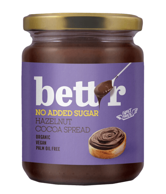 Hovedbilde No Added Sugar - Hazelnut Cocoa Spread 250g / Bett´r