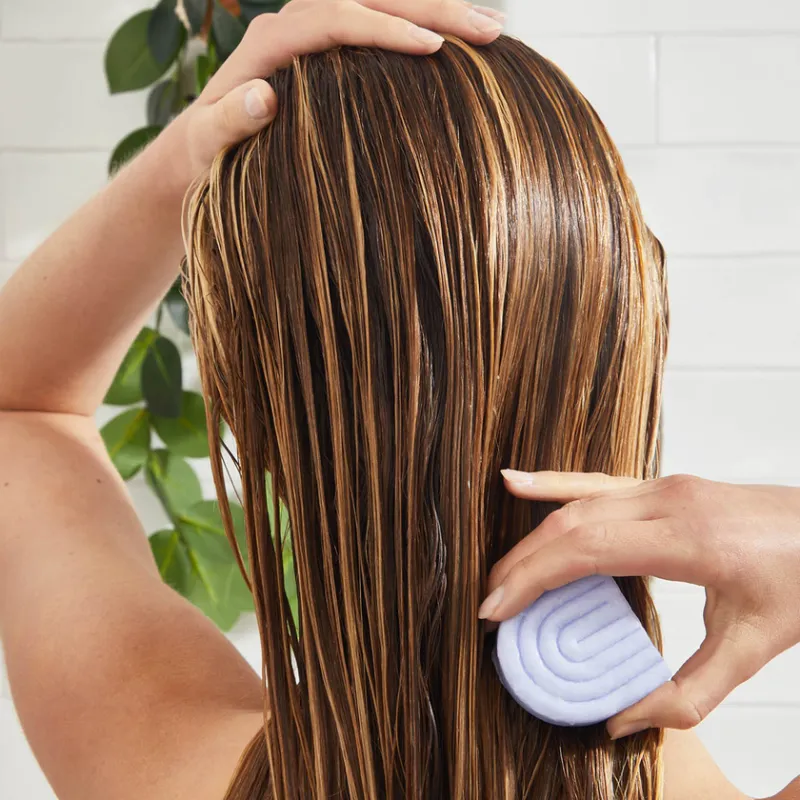 Purple Toning Solid Conditioner Bar 77g / Kitsch