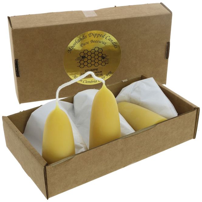 Hovedbilde 6 stk bivokslys 11cm / Moorland Candles