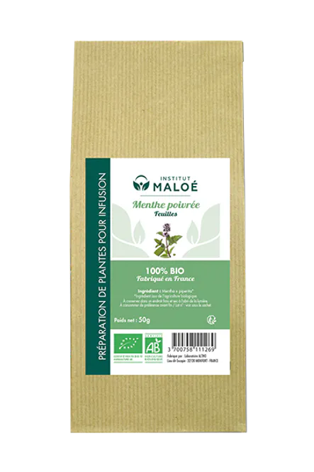 Hovedbilde Økologisk peppermynte 50g / Institut Maloe