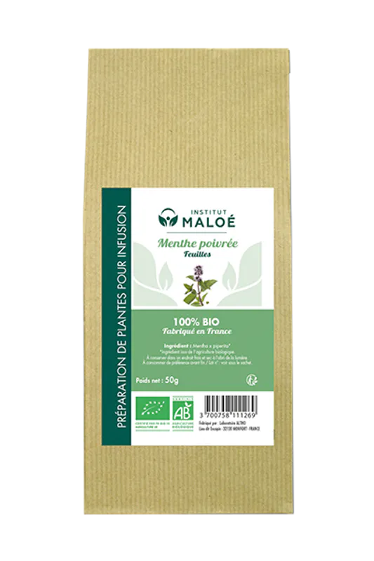 Økologisk peppermynte 50g / Institut Maloe