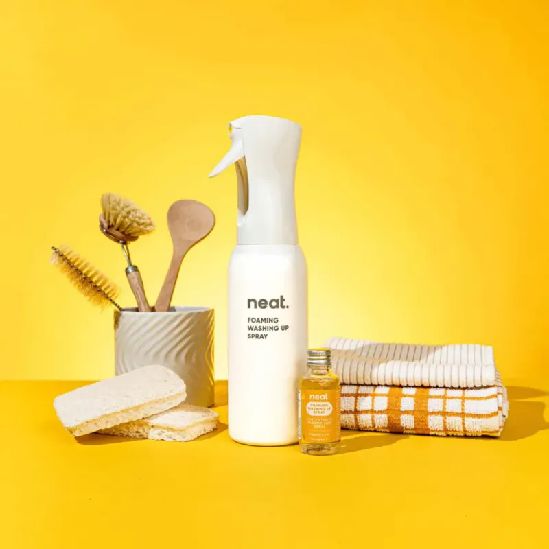 Refill: konsentrert oppvaskspray, Lime & Matcha / Neat