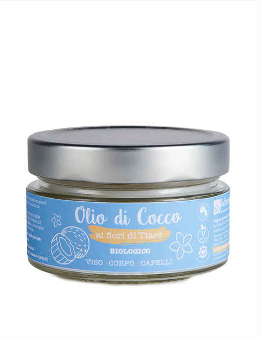 Hovedbilde Organic Coconut Oil with Tiarè flowers 150ml / La saponaria