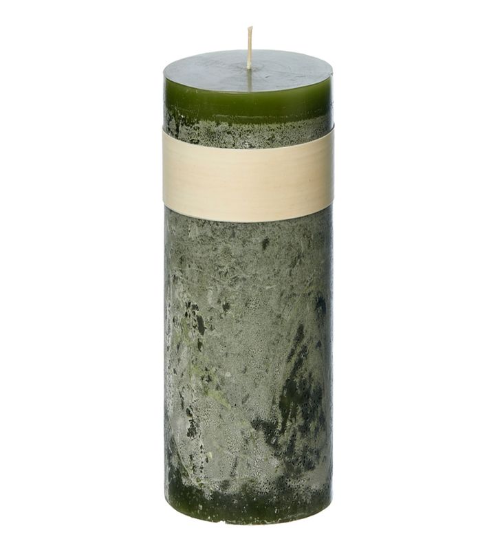 Timber® Candles Kubbelys Hunting Green, 8 x 23 cm / Vance Kitira