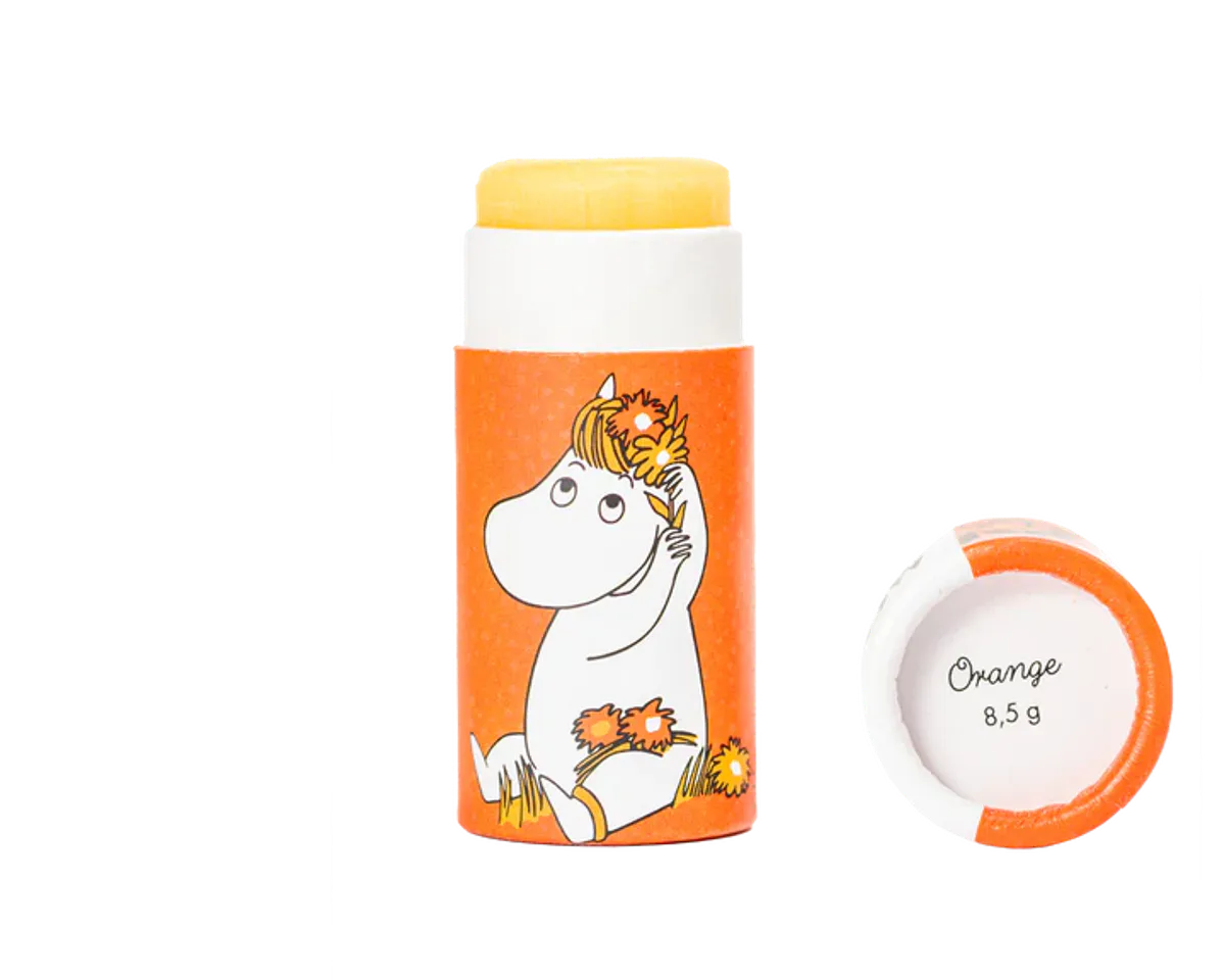 Økologisk leppepomade, Orange 8.5g / Moomin By G&L