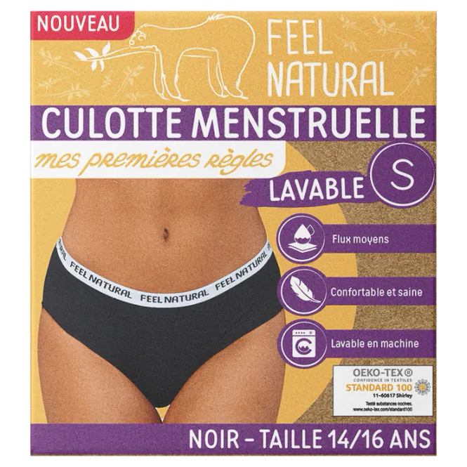 Hovedbilde Menstruse størrelse S, 14-16 år / Feel Natural