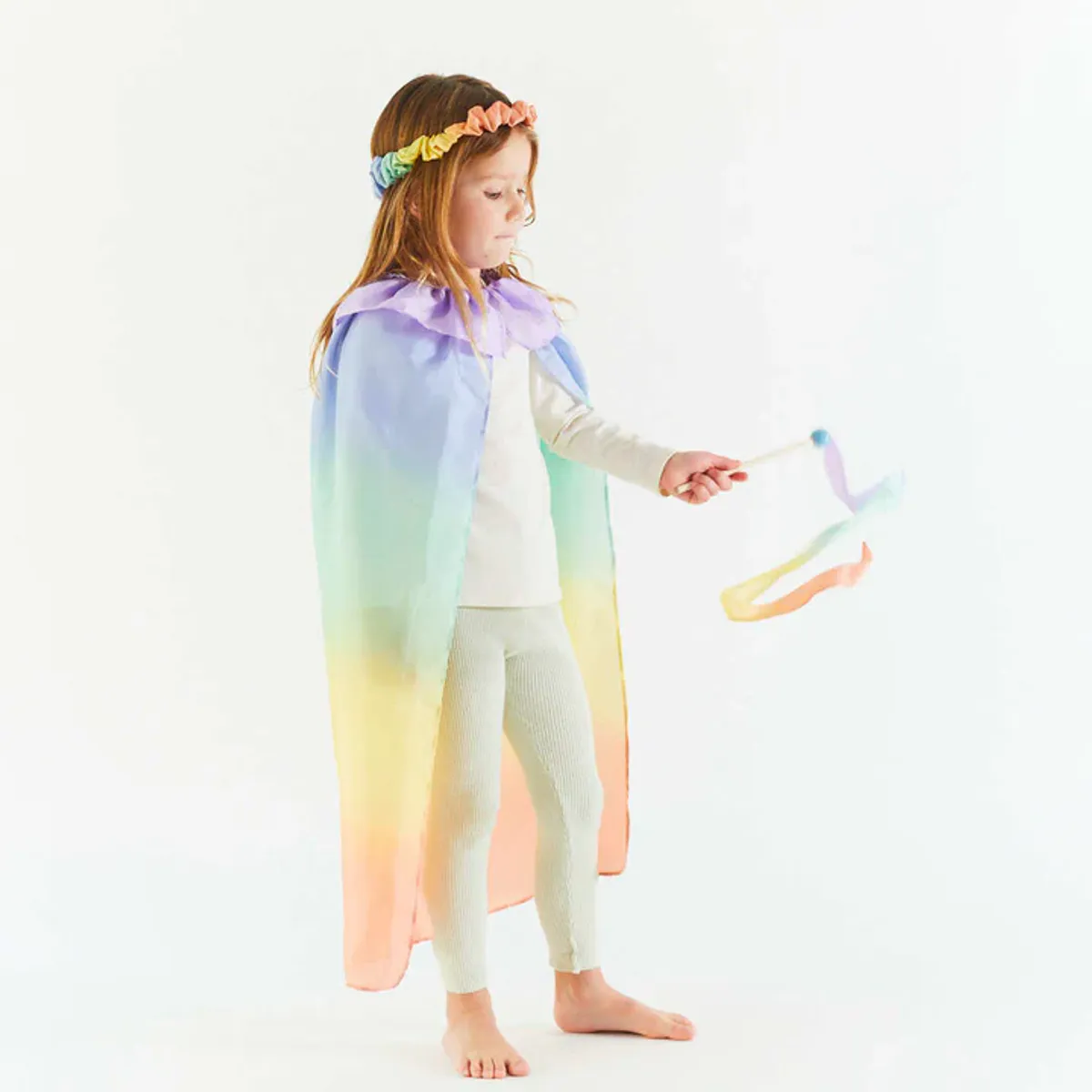 Gymnastikkbånd, Soft Rainbow / Sarah´s Silks