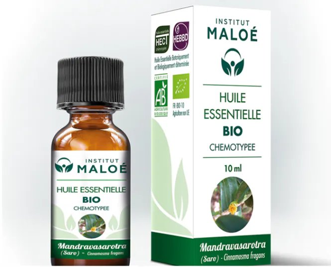 Hovedbilde Mandravasarotra - Saro eterisk olje, økologisk– 10 ml,  Institut Maloe