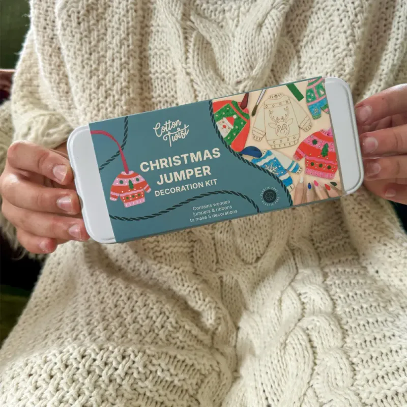 Christmas Jumper Decoration Kit / Cotton Twist