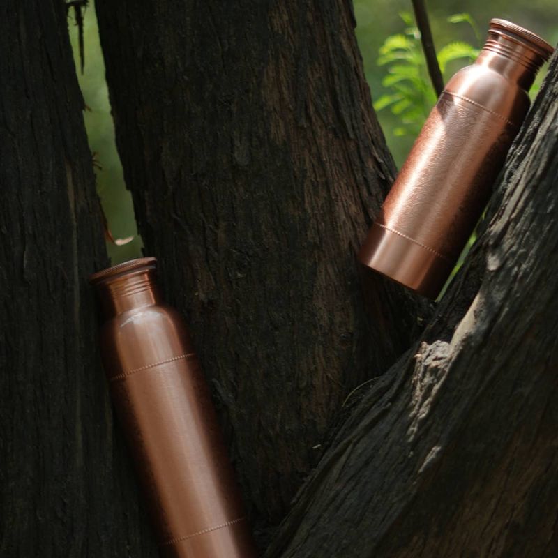Kobberflaske Mandala 900 ml, Forrest & Love