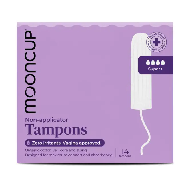 Hovedbilde  14 Tampons Super Plus, økologisk / MOONCUP