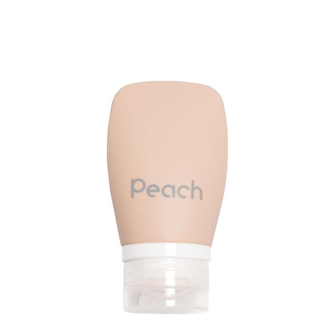Hovedbilde 60 ml klemmeflaske i silikon, Peach / Peach