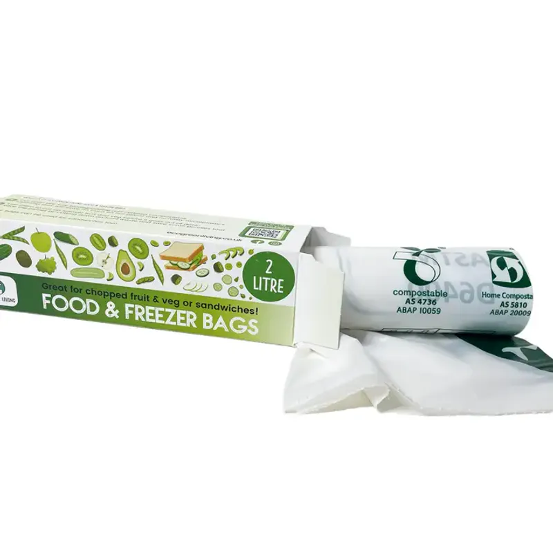 2 L Food & Freezer Bags, 35 bags / Eco Green Living