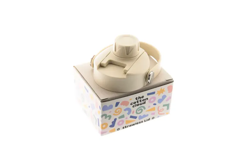 Strawless Lid - passer drikkeflasker fra The Cotton Cloud