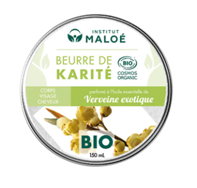 Hovedbilde Organic Shea Butter Verbena 150 ml - Institut Maloe