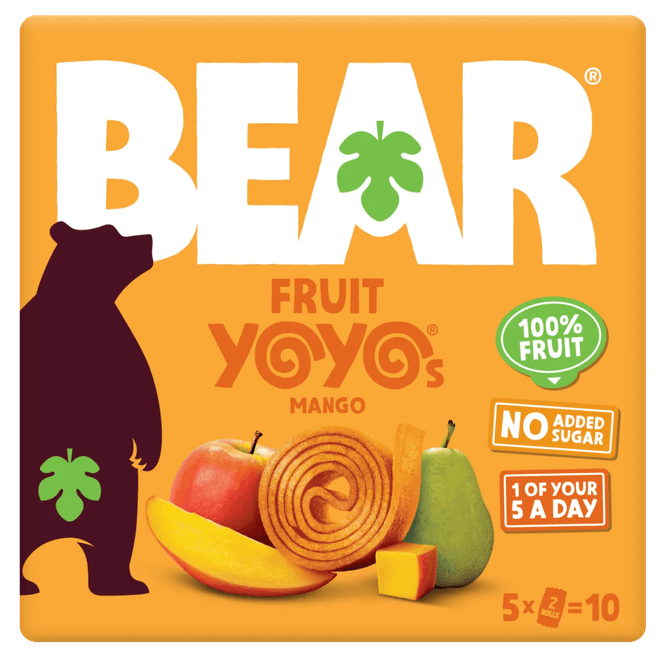 Hovedbilde 5-pk Fruktrull med mango, Yo-Yo`s 5 x 20g / BEAR