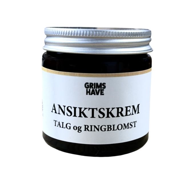 Hovedbilde Økologisk ansiktskrem med talg og ringblomst 60ml / Grims Have