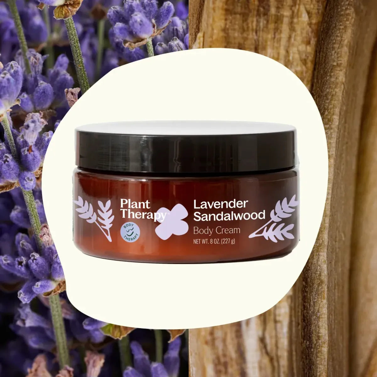 Lavender Sandalwood Body Cream 227g / Plant Therapy