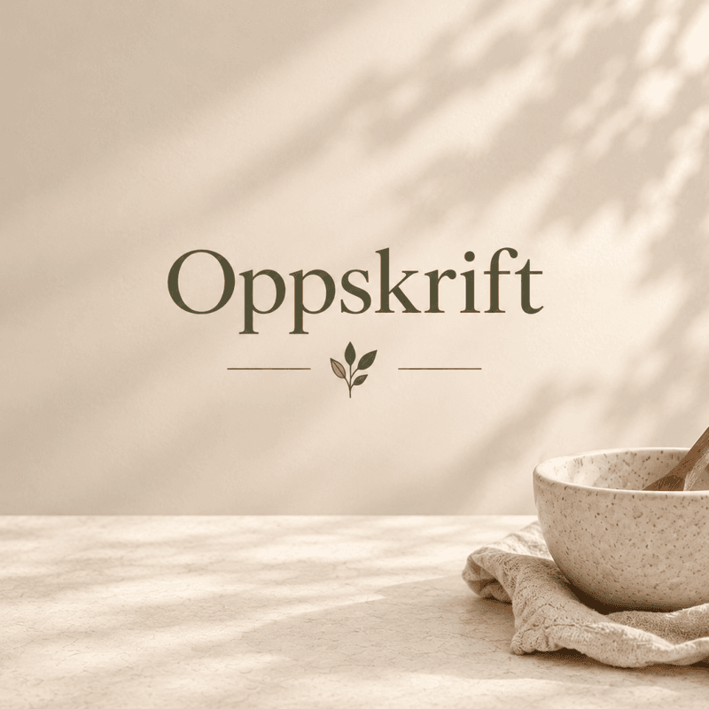 OPPSKRIFT: AVLØPSRENSER
