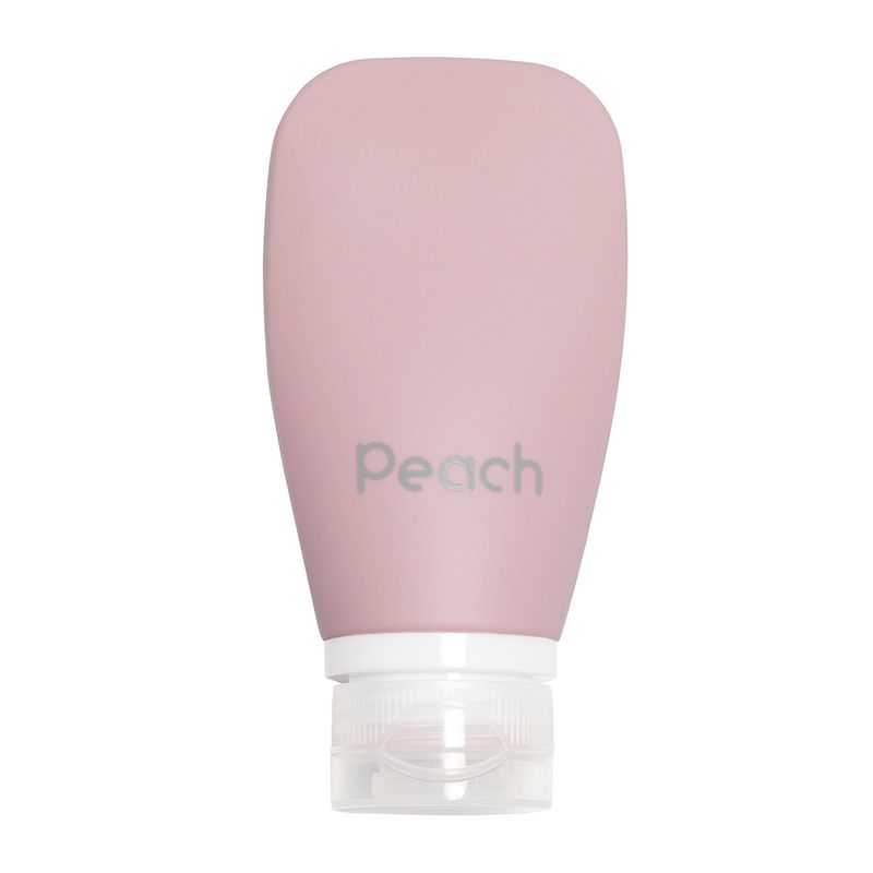 90 ml klemmeflaske i silikon, Pinky / Peach