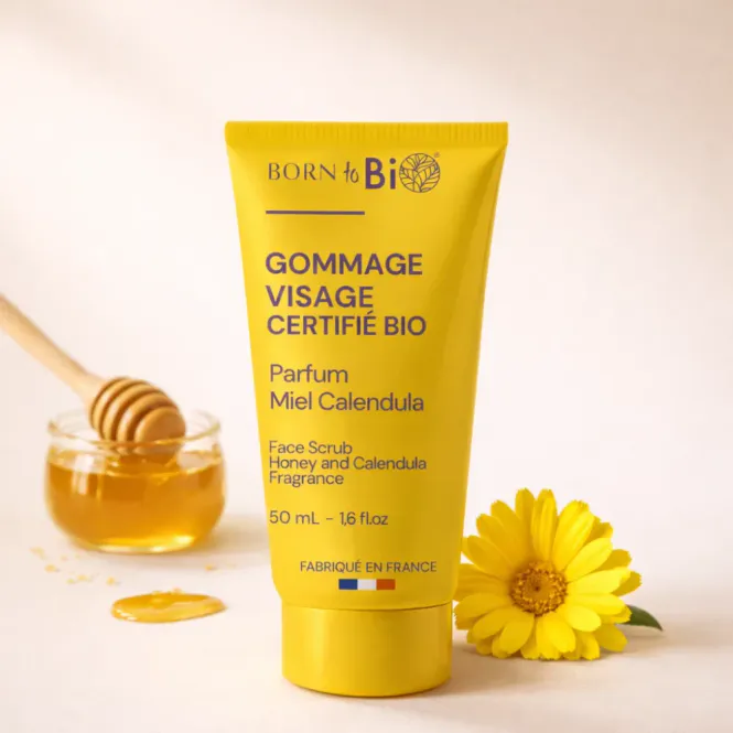 Hovedbilde Organic Face Scrub - Honey Calendula 50ml / Born to Bio