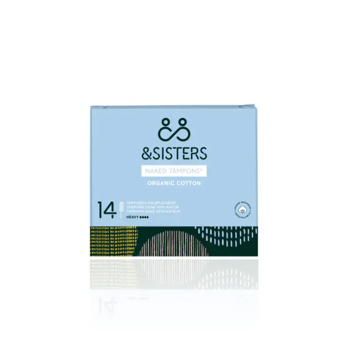 Hovedbilde  14 Eco-Naked Tampons Heavy / &Sisters
