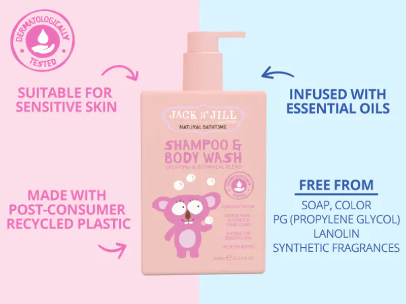 Shampoo & Body Wash 300ml / Jack N´Jill