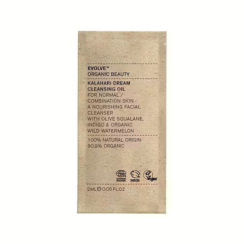 VAREPRØVE: Kalahari Dream Cleansing Oil 2ml / Evolve Organic Bea