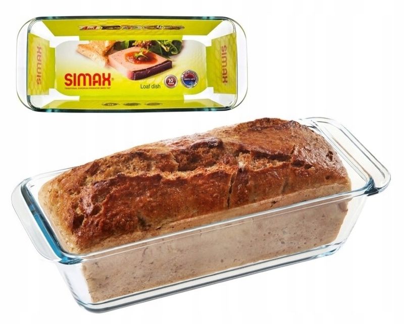 Glass brødform, herdet / Simax