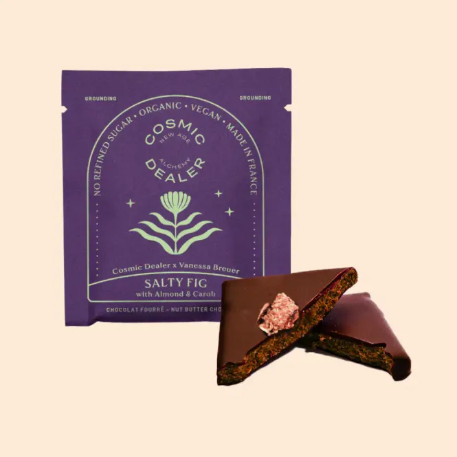 Hovedbilde Nut Butter Chocolate: SALTY FIG 20g / Cosmic Dealer